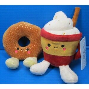 Hallmark Better Together Doughnut and Latte Magnetic Plush Set  w/Tag